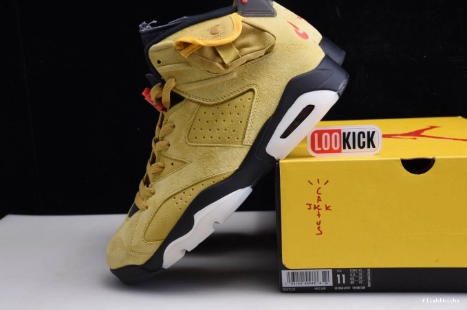 SCOTT YELLOW AIR 6 X TRAVIS JORDAN CN1084-300 0917